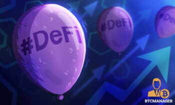 DeFi balloon inflation illo