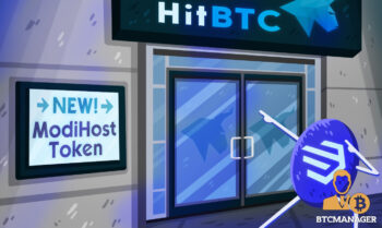 ModiHost's Token is live on HitBTC the leading European bitcoin exchange