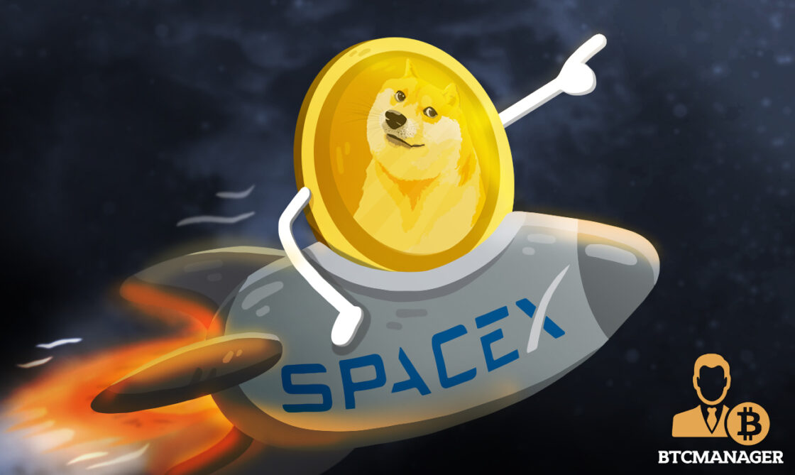 SpaceX는 내년 달 탐사를 시작하기 위해 dogecoin을 지불로받습니다.