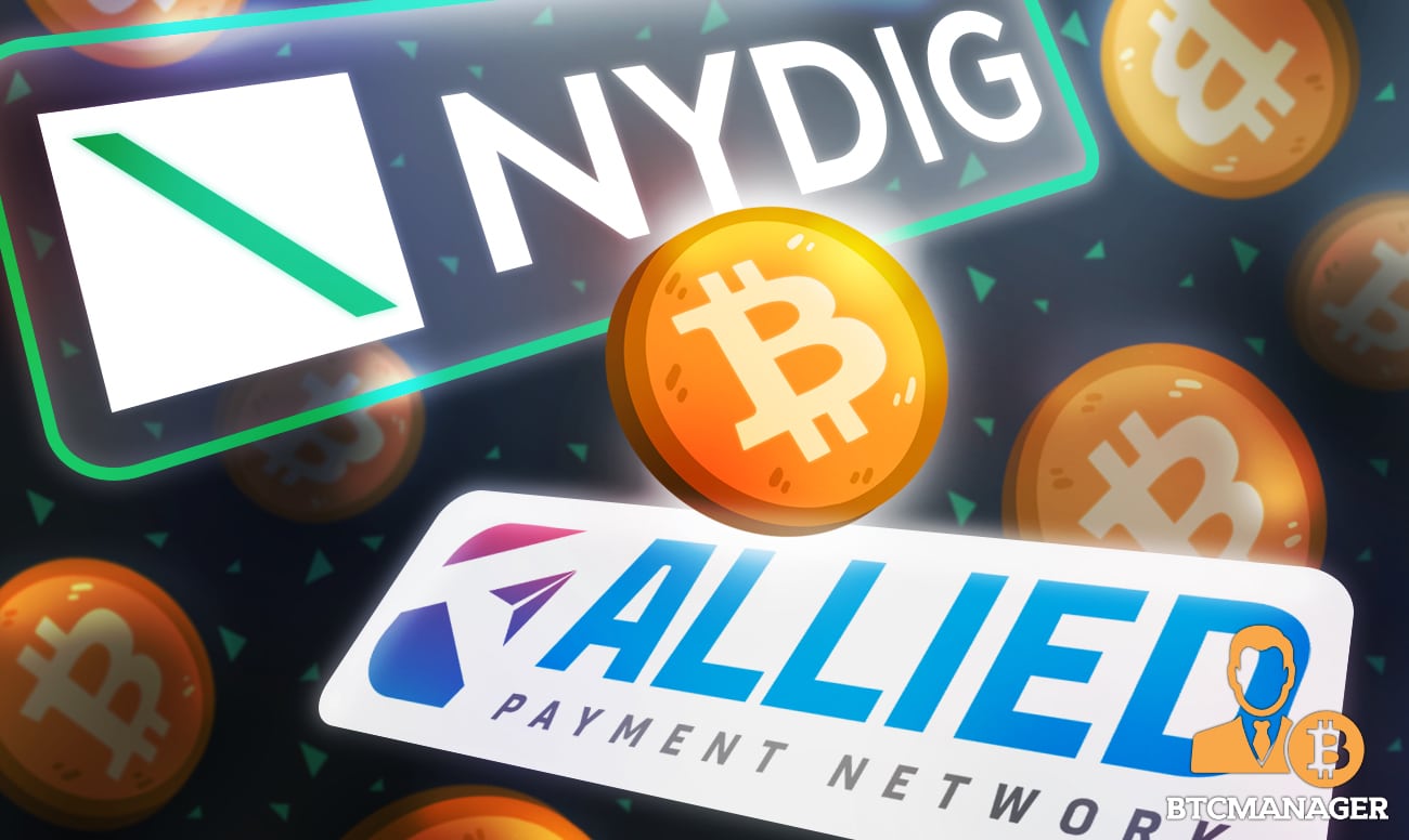 Allied Payment Network Allies with NYDIG to Enable Customers to Buy, Sell, Hold Bitcoin (BTC)